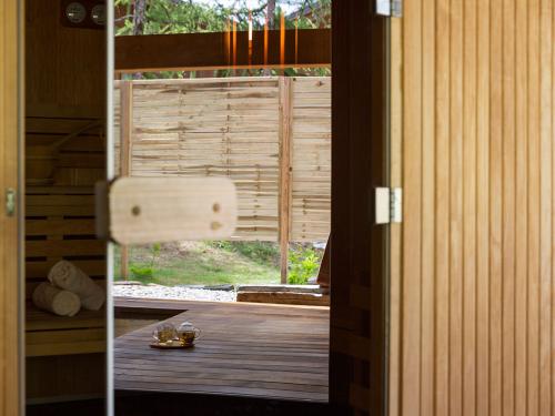 Sauna chambre d'h&ocirc;tes chalet Matsuzaka La Rosi&egrave;re 1850